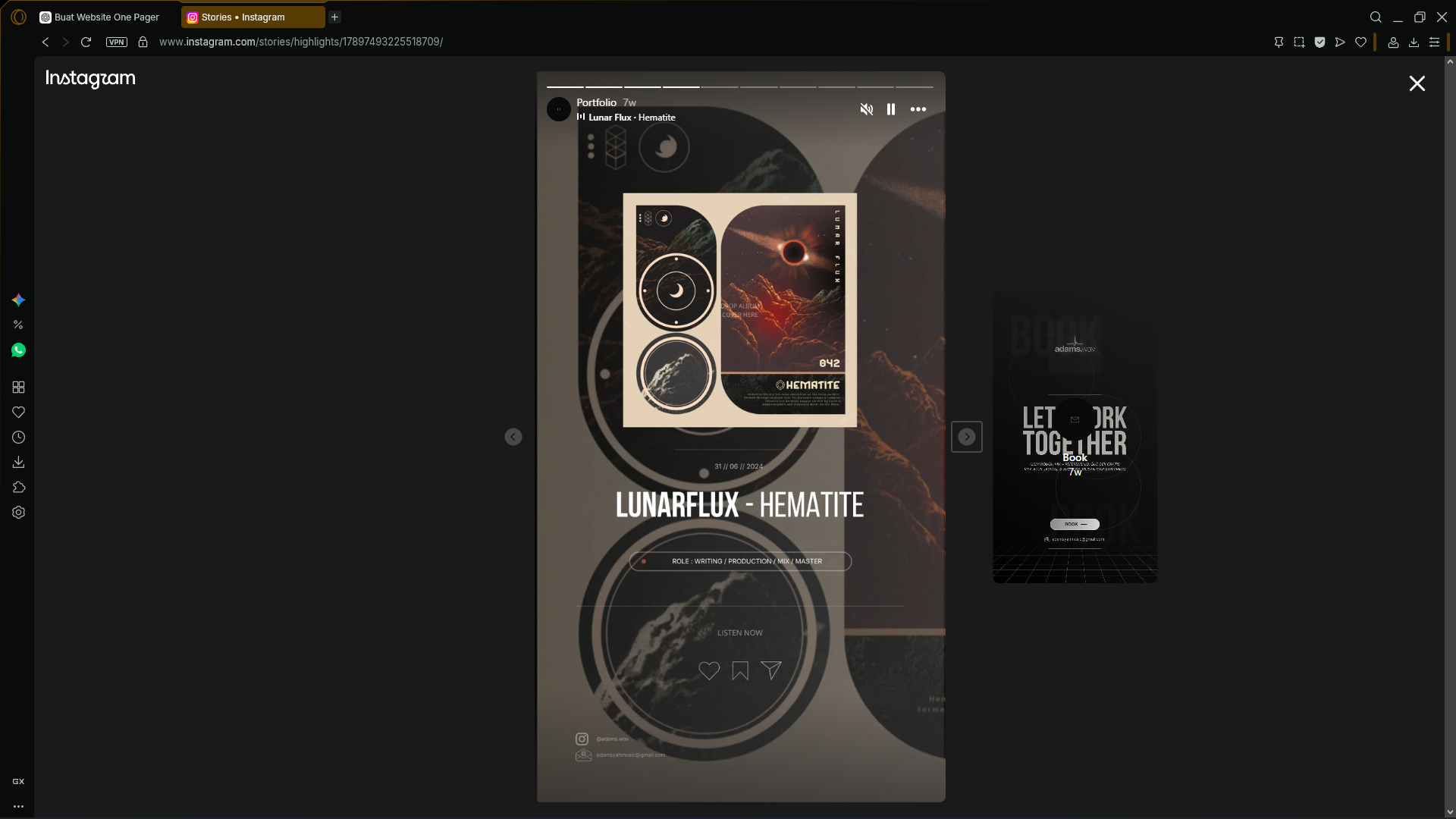 Artwork Lunar Flux — Hematite