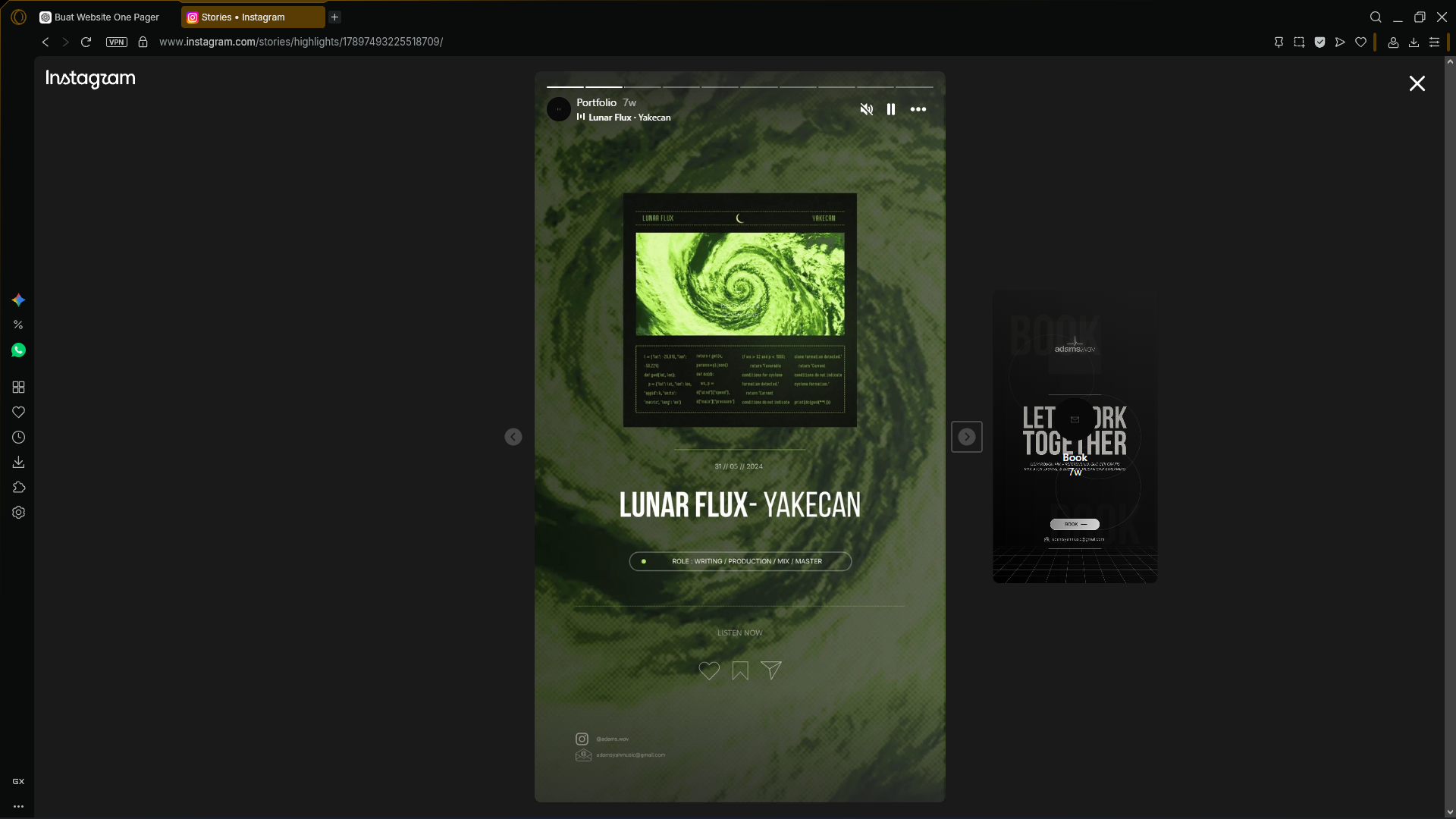 Artwork Lunar Flux — Yakecan